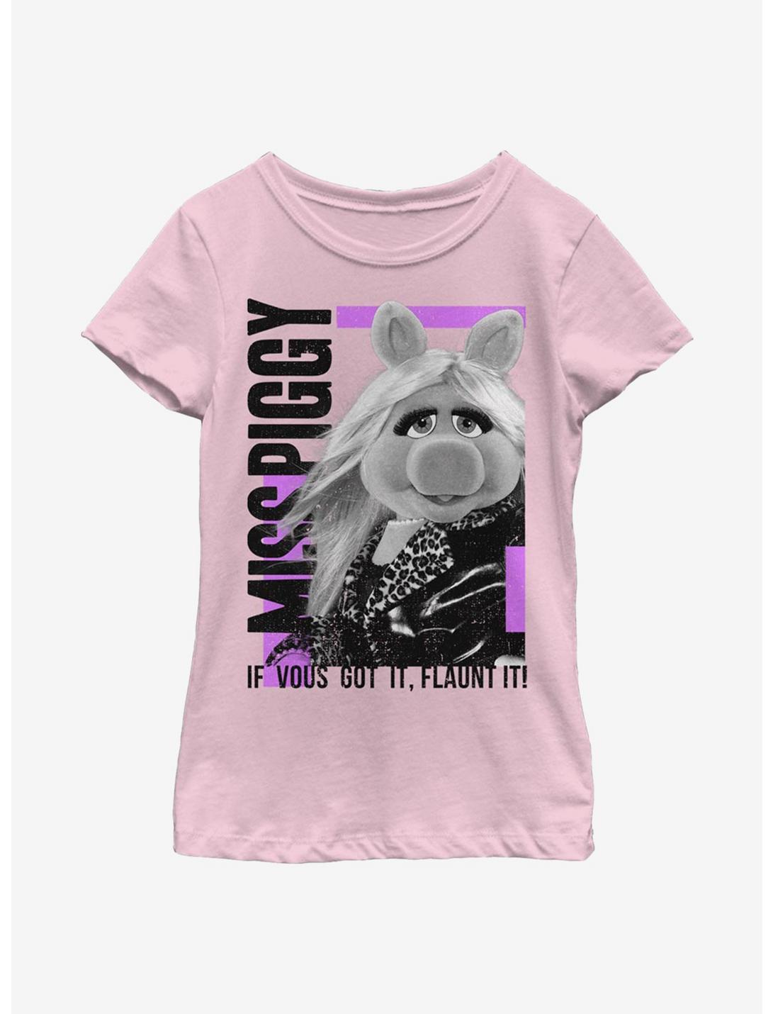 Disney The Muppets Flaunt It Miss Youth Girls T-Shirt, PINK, hi-res