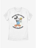 Disney Mickey Mouse Kindness Womens T-Shirt, WHITE, hi-res