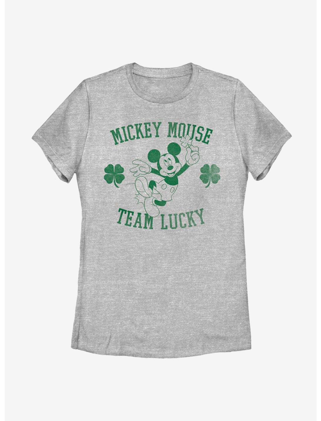 Disney Mickey Mouse Team Lucky Womens T-Shirt, ATH HTR, hi-res