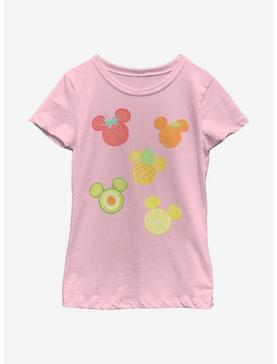 Disney Mickey Mouse Assorted Fruit Youth Girls T-Shirt, , hi-res