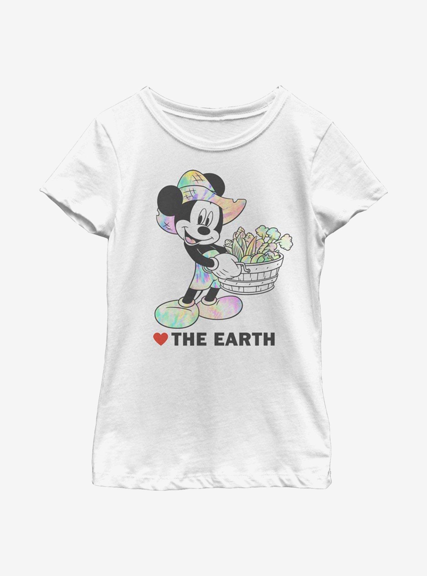 Disney Mickey Mouse Heart The Earth Youth Girls T-Shirt, , hi-res