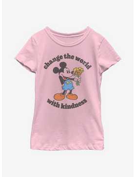 Disney Mickey Mouse Kindness Youth Girls T-Shirt, , hi-res