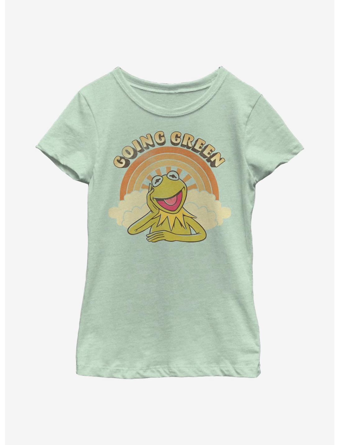 Disney The Muppets Green Kermit Youth Girls T-Shirt, MINT, hi-res