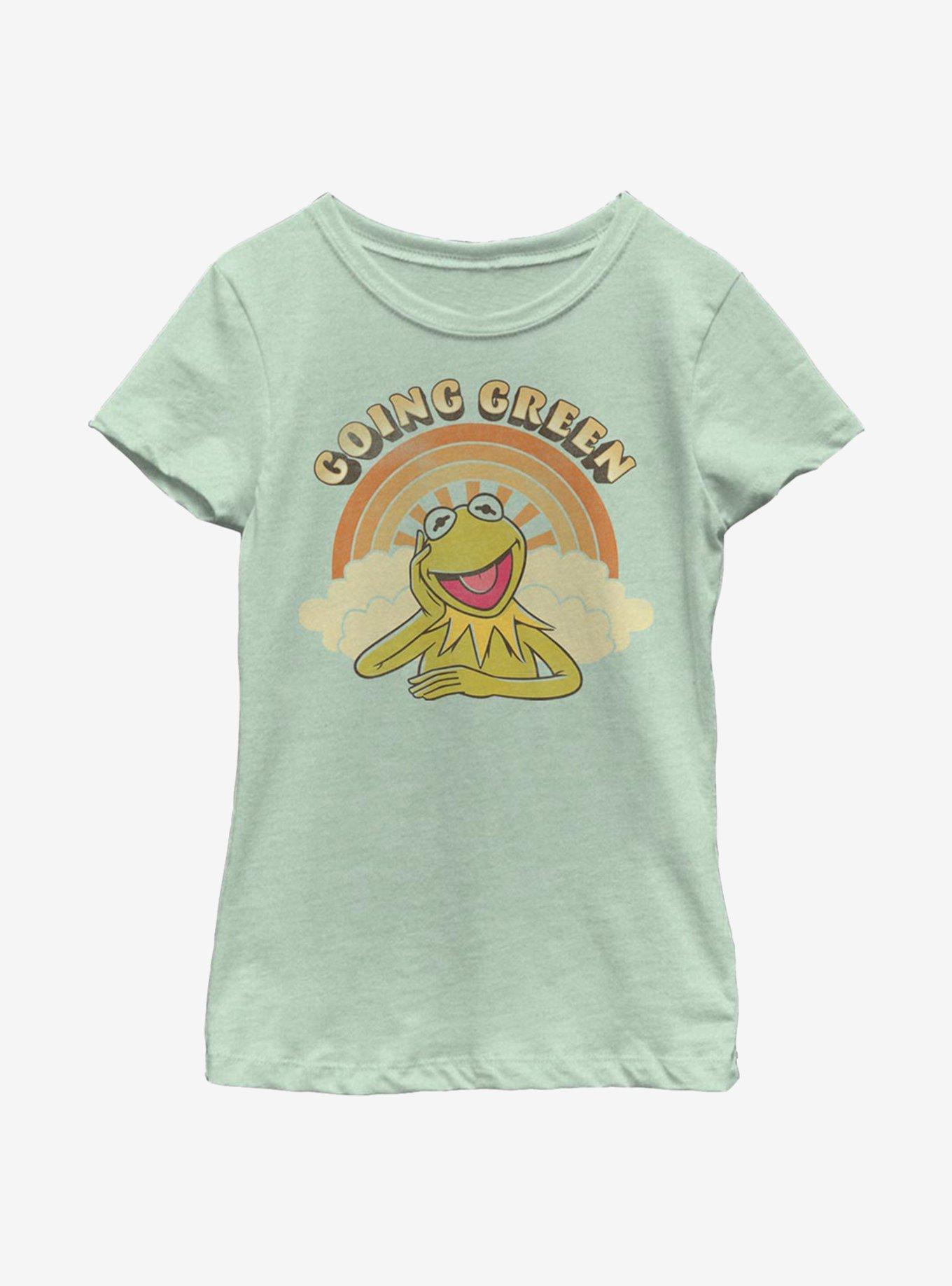 Disney The Muppets Green Kermit Youth Girls T-Shirt, , hi-res