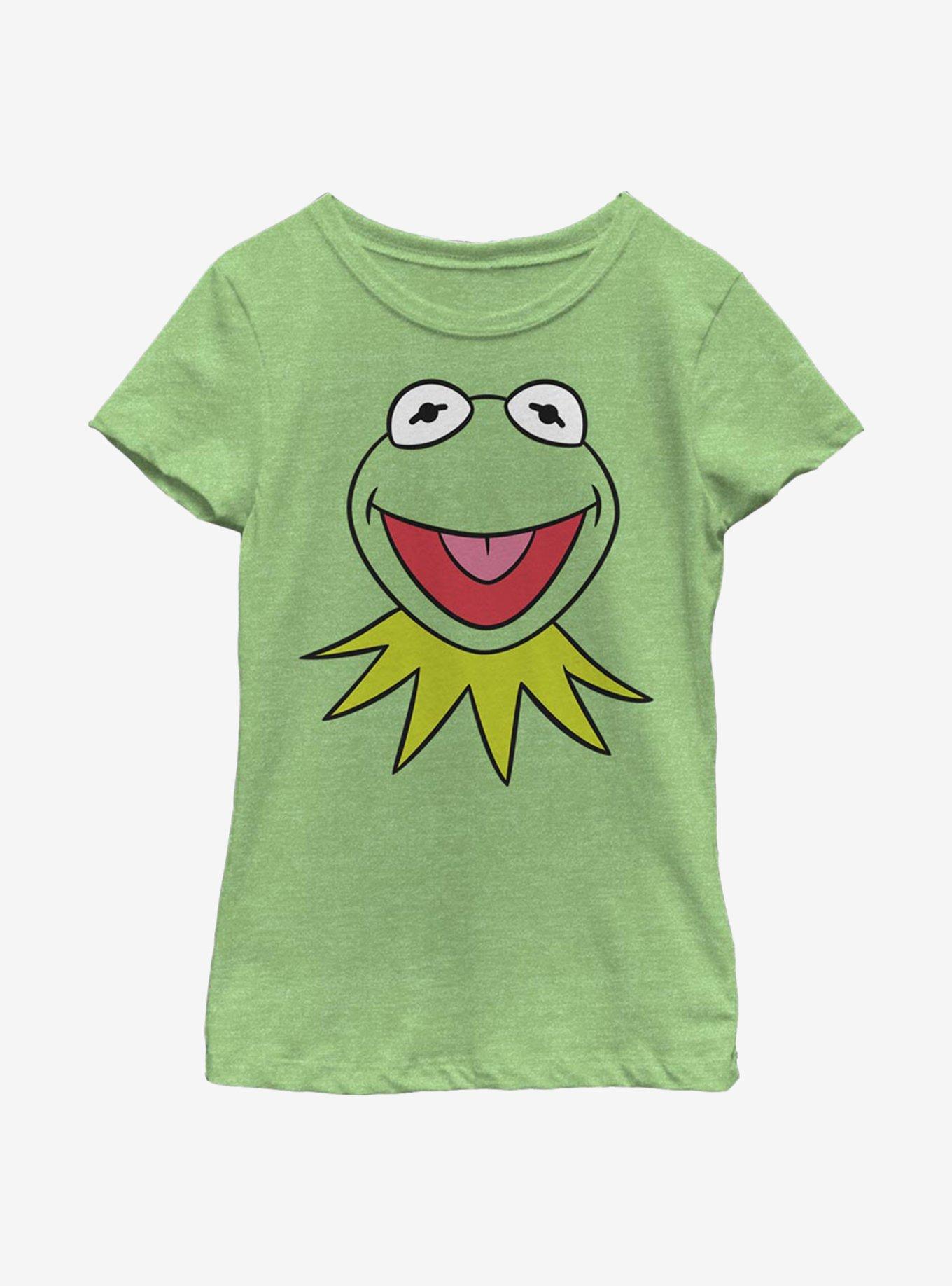 Disney The Muppets Kermit Big Face Youth Girls T-Shirt, , hi-res