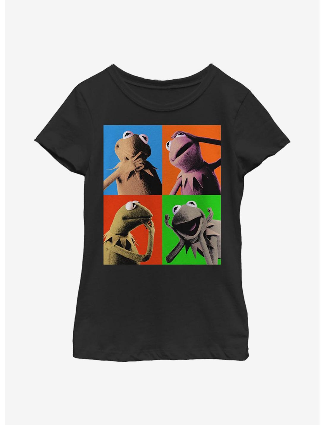 Disney The Muppets Kermit Pop Youth Girls T-Shirt, BLACK, hi-res