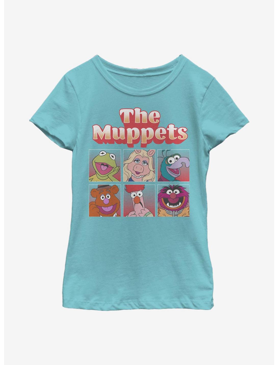 Disney The Muppets Muppet Group Youth Girls T-Shirt, TAHI BLUE, hi-res