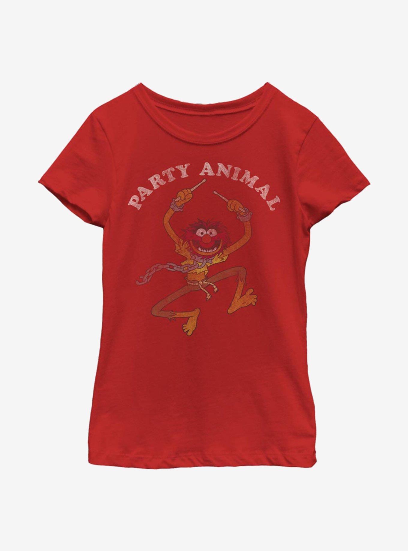 Disney The Muppets Party Animal Youth Girls T-Shirt, , hi-res