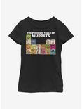 Disney The Muppets Periodic Table Of Muppets Youth Girls T-Shirt, BLACK, hi-res