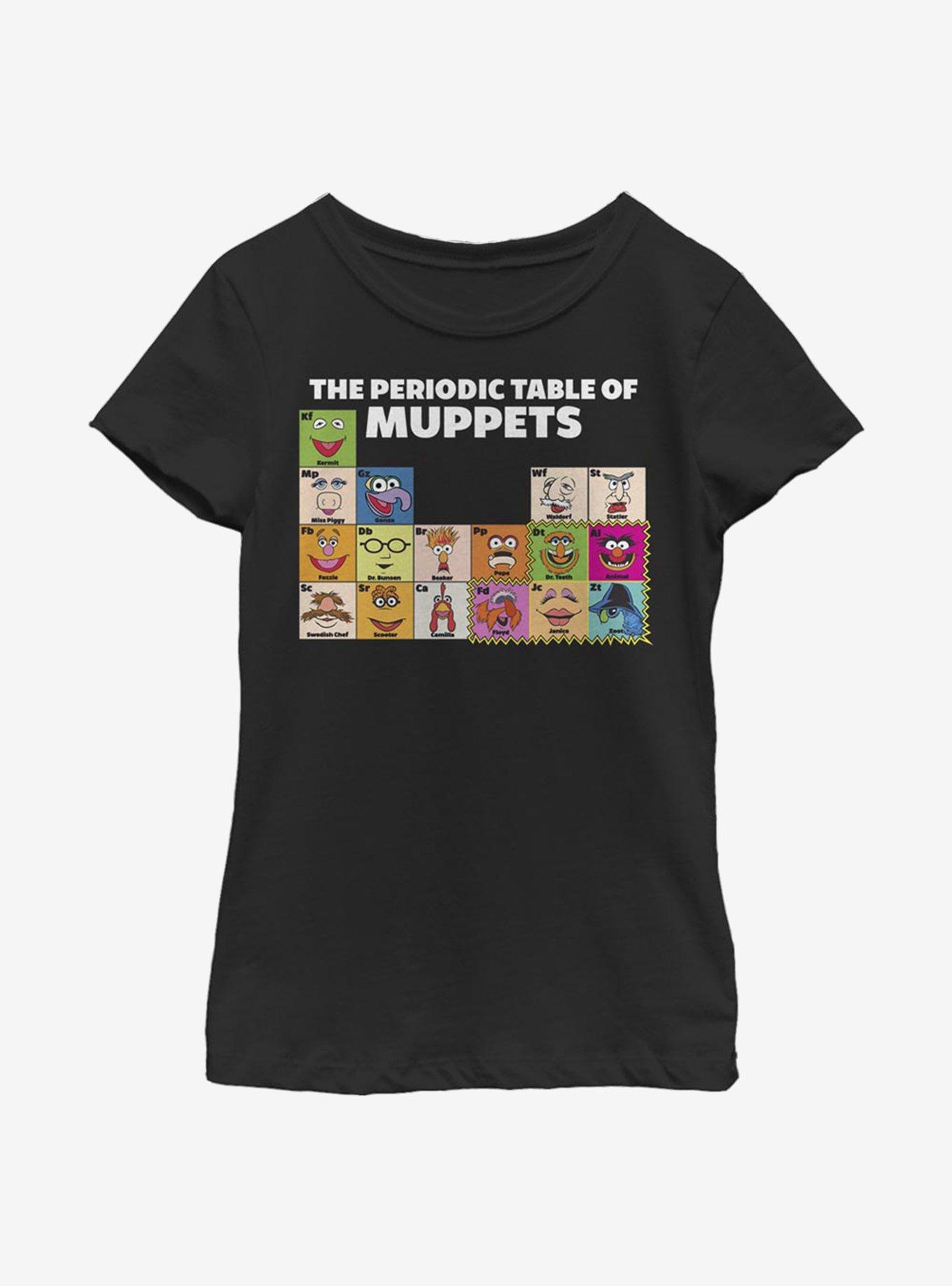 Disney The Muppets Periodic Table Of Muppets Youth Girls T-Shirt, , hi-res