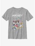 Disney Mickey Mouse Freinds Group Youth T-Shirt, ATH HTR, hi-res