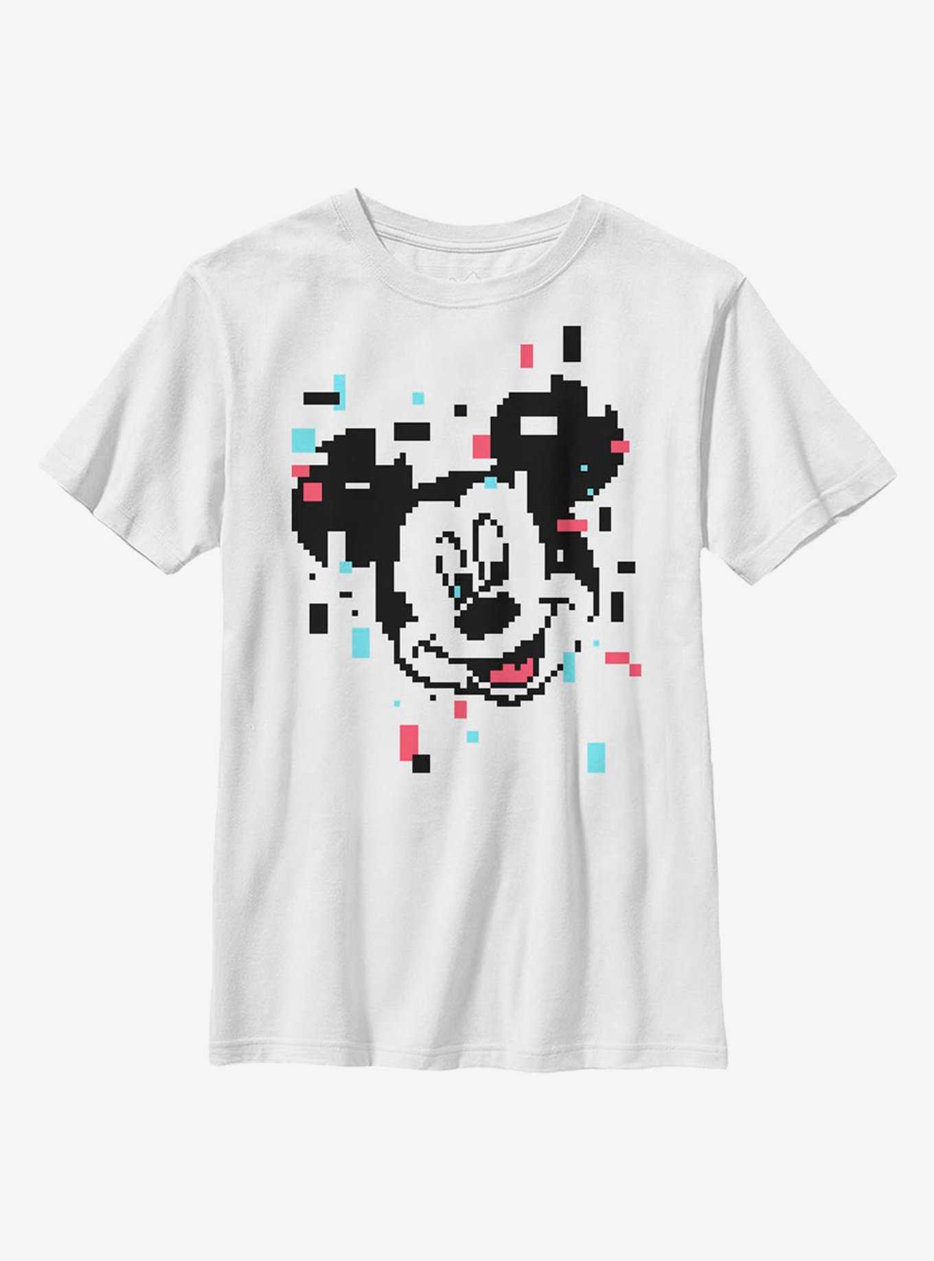 Disney Mickey Mouse Pixel Mickey Youth T-Shirt, , hi-res