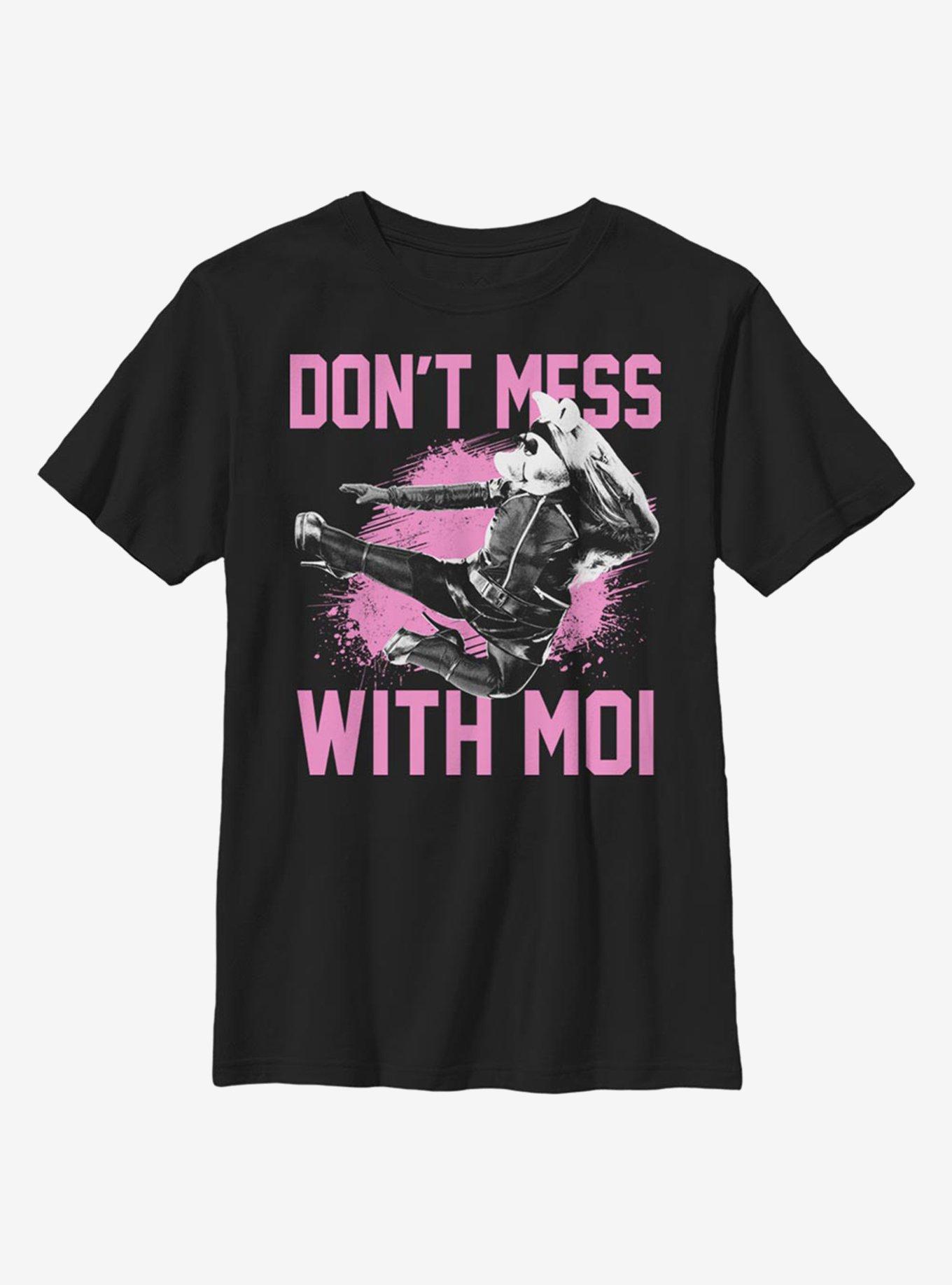 Disney The Muppets Karate Piggy Youth T-Shirt, BLACK, hi-res