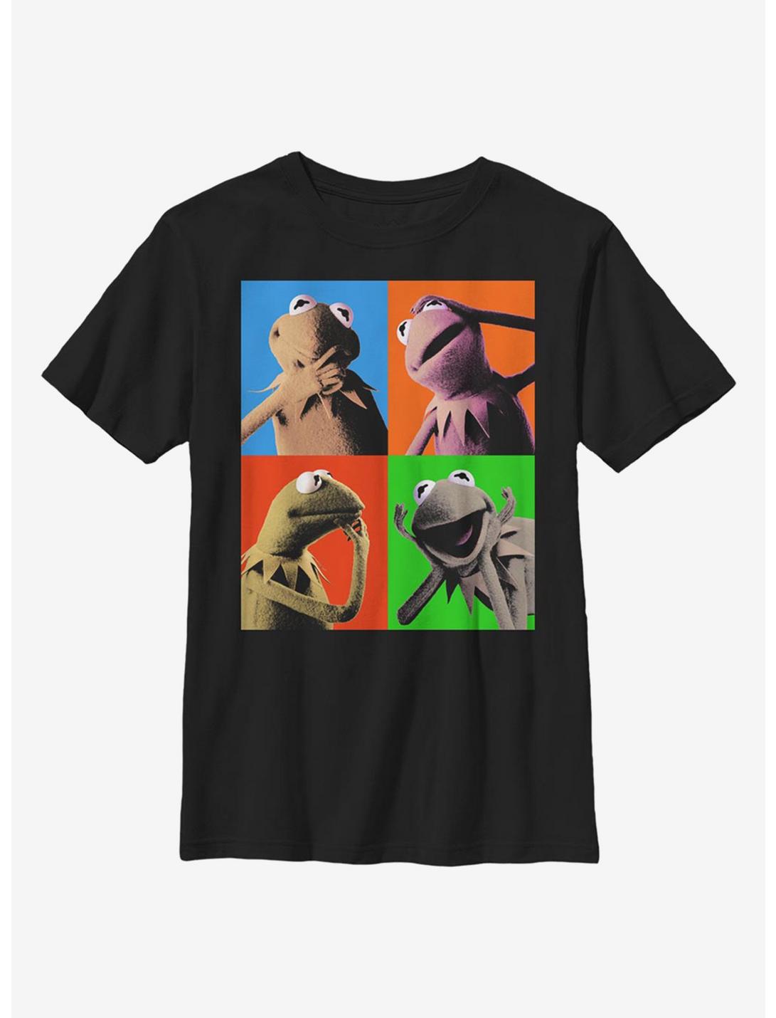 Disney The Muppets Kermit Pop Youth T-Shirt, BLACK, hi-res