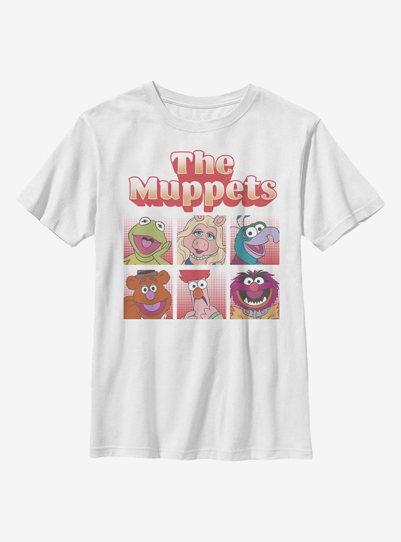 Disney The Muppets Muppet Group Youth T-Shirt, WHITE, hi-res