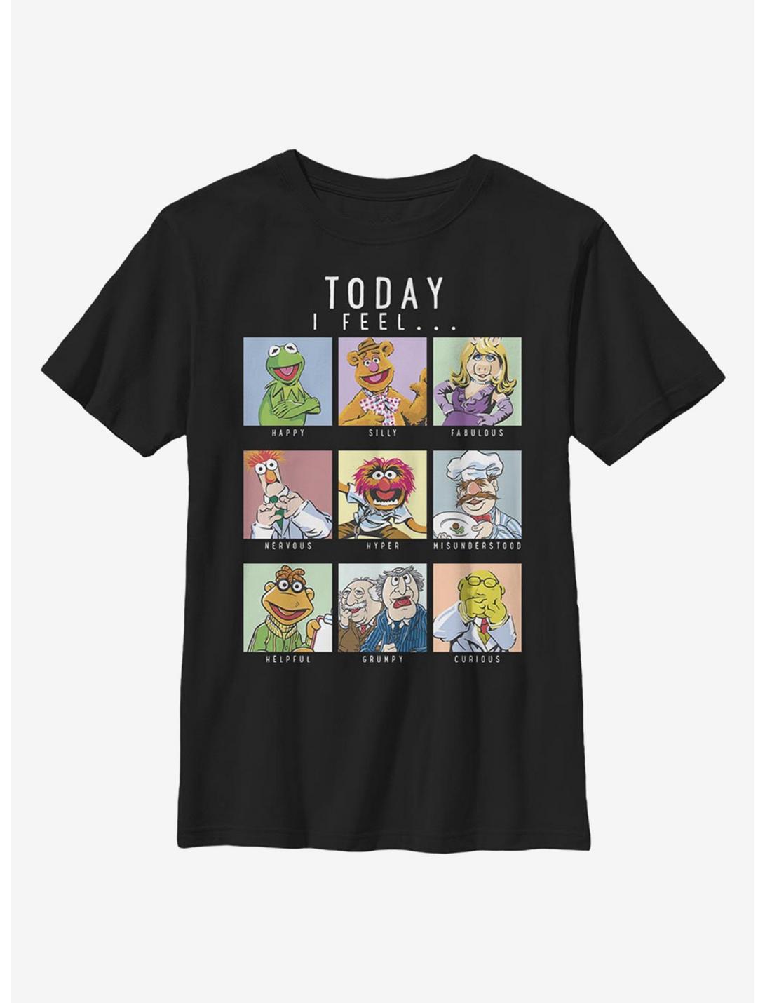 Disney The Muppets Muppet Mood Youth T-Shirt, BLACK, hi-res