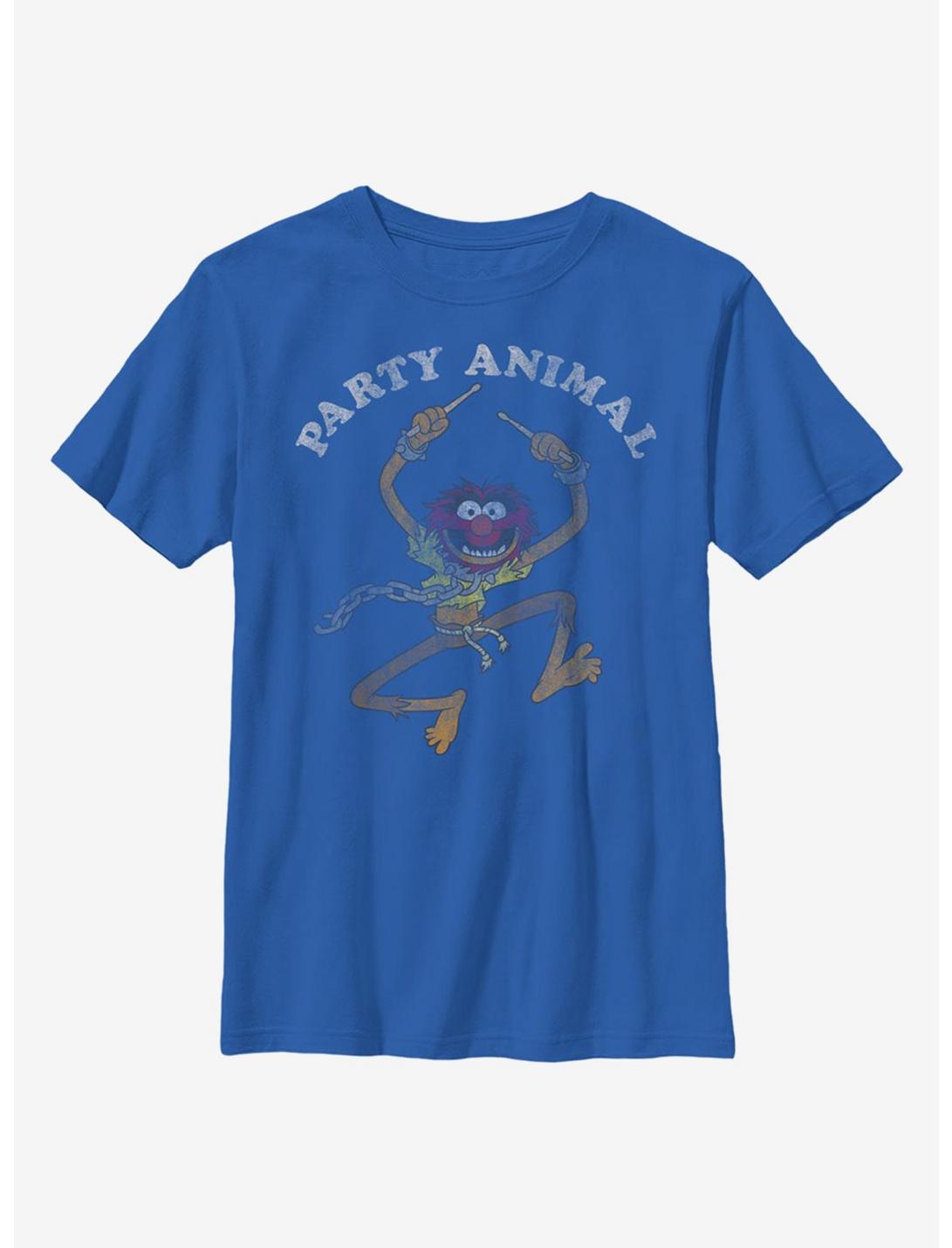 Disney The Muppets Party Animal Youth T-Shirt, ROYAL, hi-res