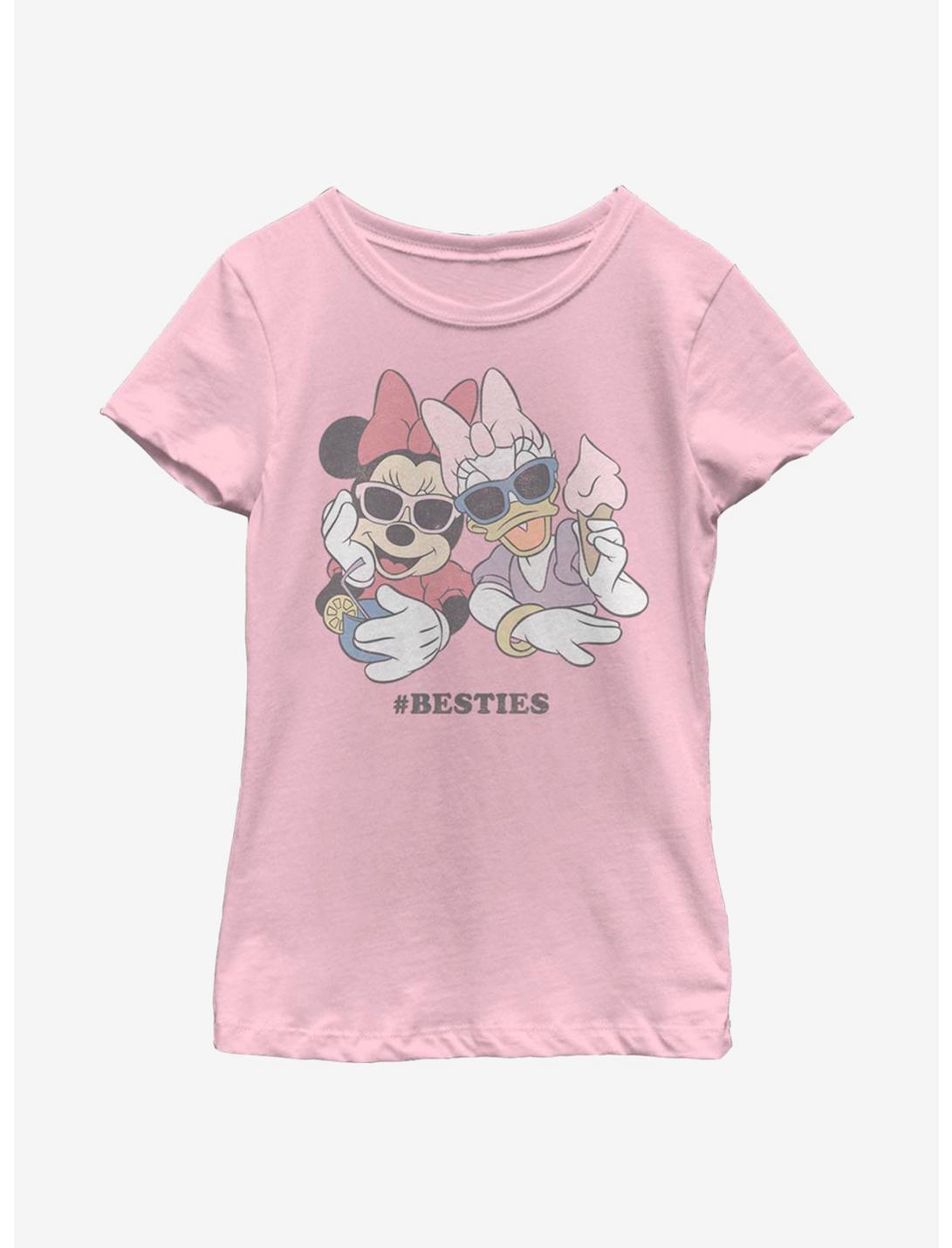 Disney Minnie Mouse Besties Youth Girls T-Shirt, PINK, hi-res