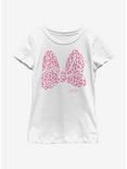 Disney Minnie Mouse Pink Leopard Youth Girls T-Shirt, WHITE, hi-res