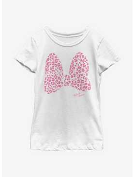 Disney Minnie Mouse Pink Leopard Youth Girls T-Shirt, , hi-res
