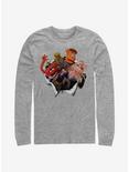 Disney The Muppets Muppet Breakout Long-Sleeve T-Shirt, ATH HTR, hi-res