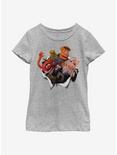 Disney The Muppets Muppet Breakout Youth Girls T-Shirt, ATH HTR, hi-res