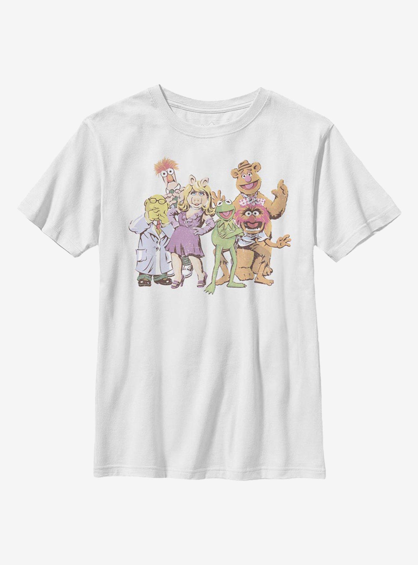 Disney The Muppets Muppet Gang Youth T-Shirt, WHITE, hi-res