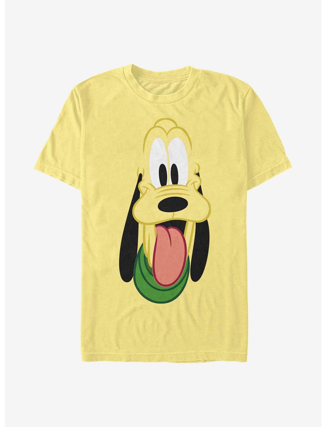 Disney Pluto Big Face T-Shirt, BANANA, hi-res