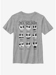 Disney Nightmare Before Christmas Jack Emotions Youth T-Shirt, ATH HTR, hi-res