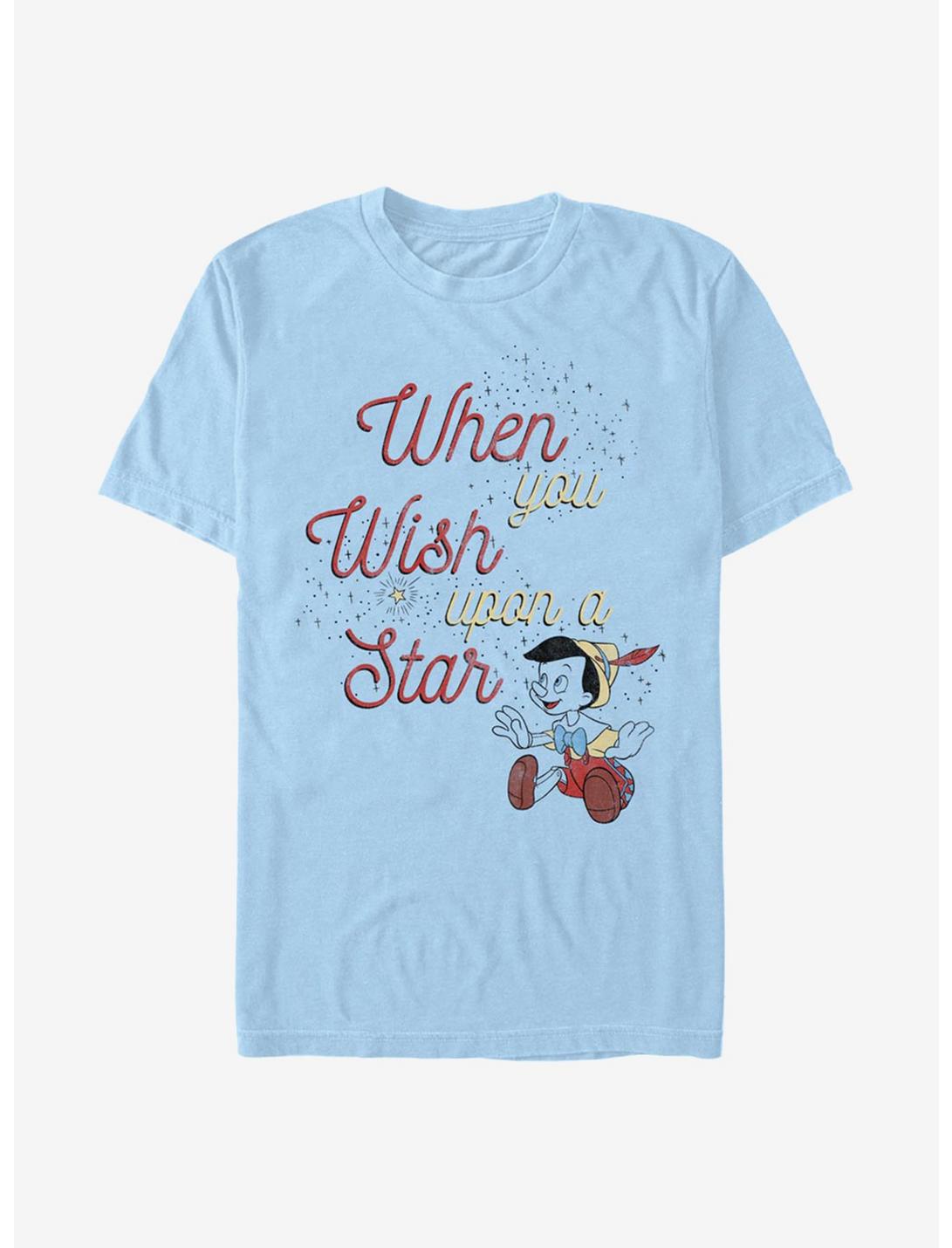 Disney Pinocchio Wishing Star T-Shirt, LT BLUE, hi-res
