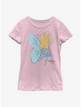 Disney Pinocchio The Blue Fairy Youth Girls T-Shirt, PINK, hi-res