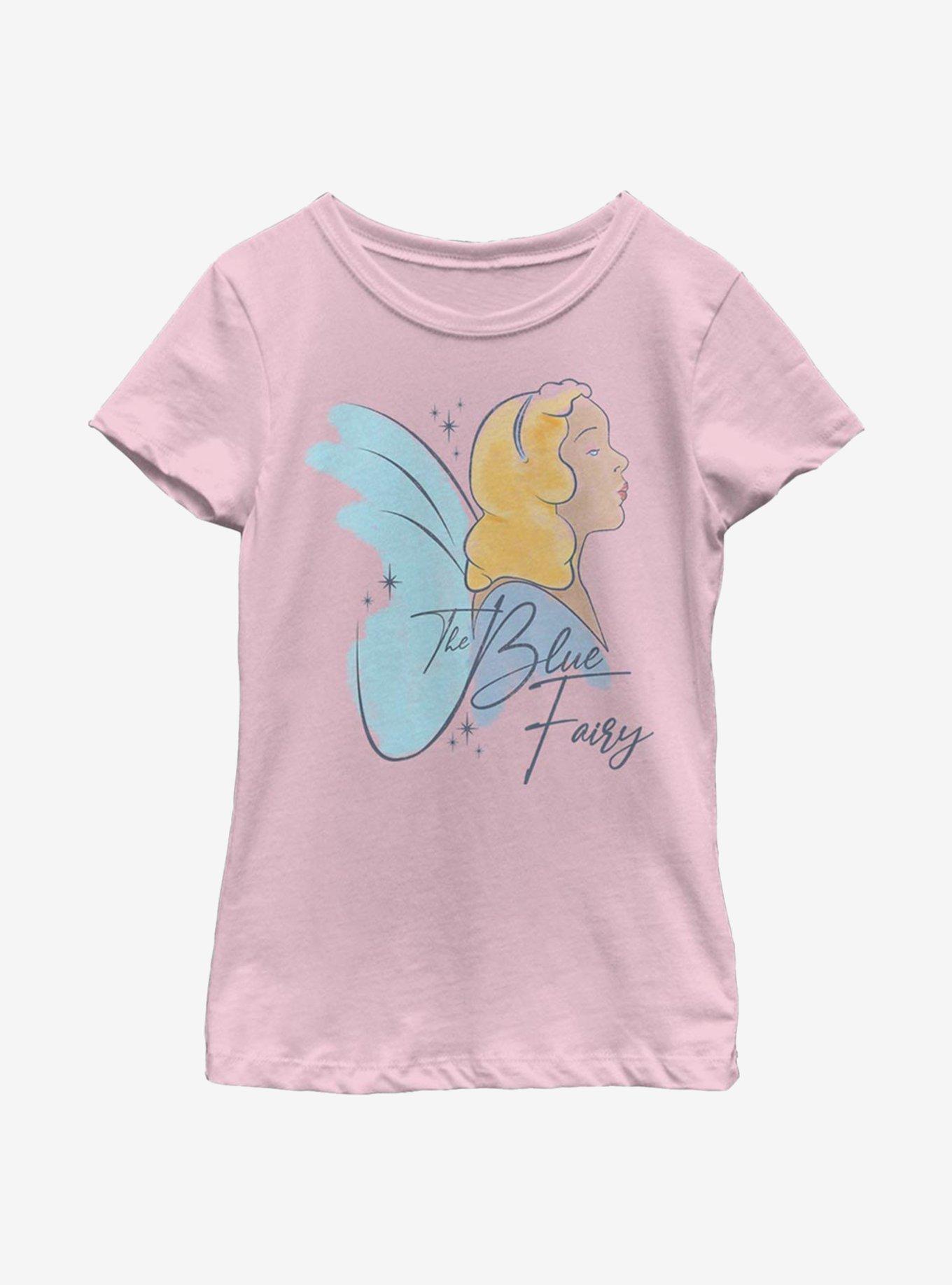 Disney Pinocchio The Blue Fairy Youth Girls T-Shirt, PINK, hi-res