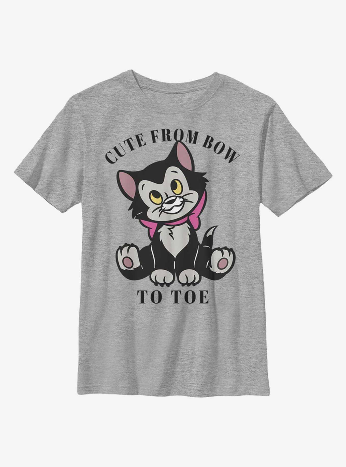 Disney Pinocchio Cute Figaro Youth T-Shirt, , hi-res