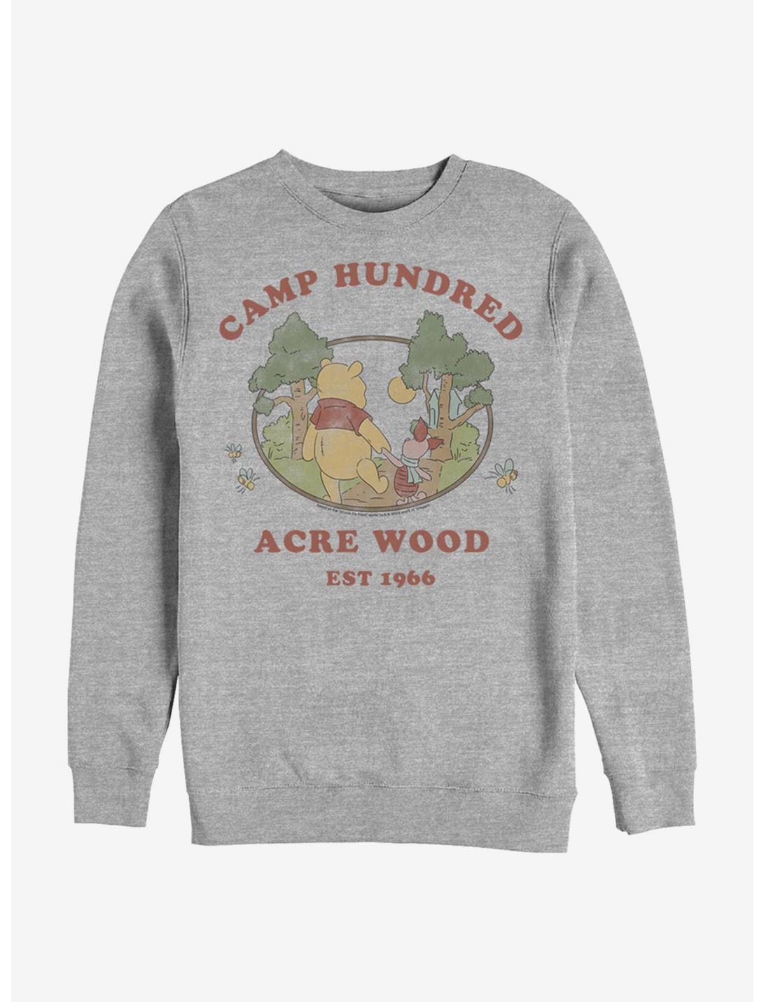 Disney Winnie The Pooh Camp 100 Acre Sweatshirt, ATH HTR, hi-res