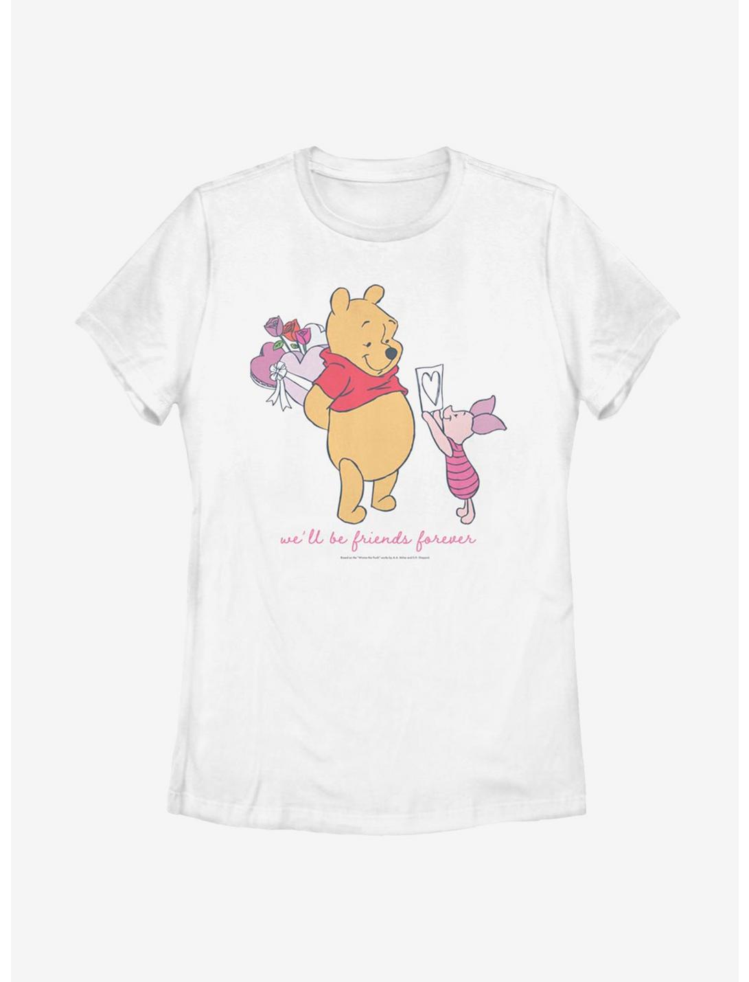 Disney Winnie The Pooh Friends Forever Womens T-Shirt, WHITE, hi-res