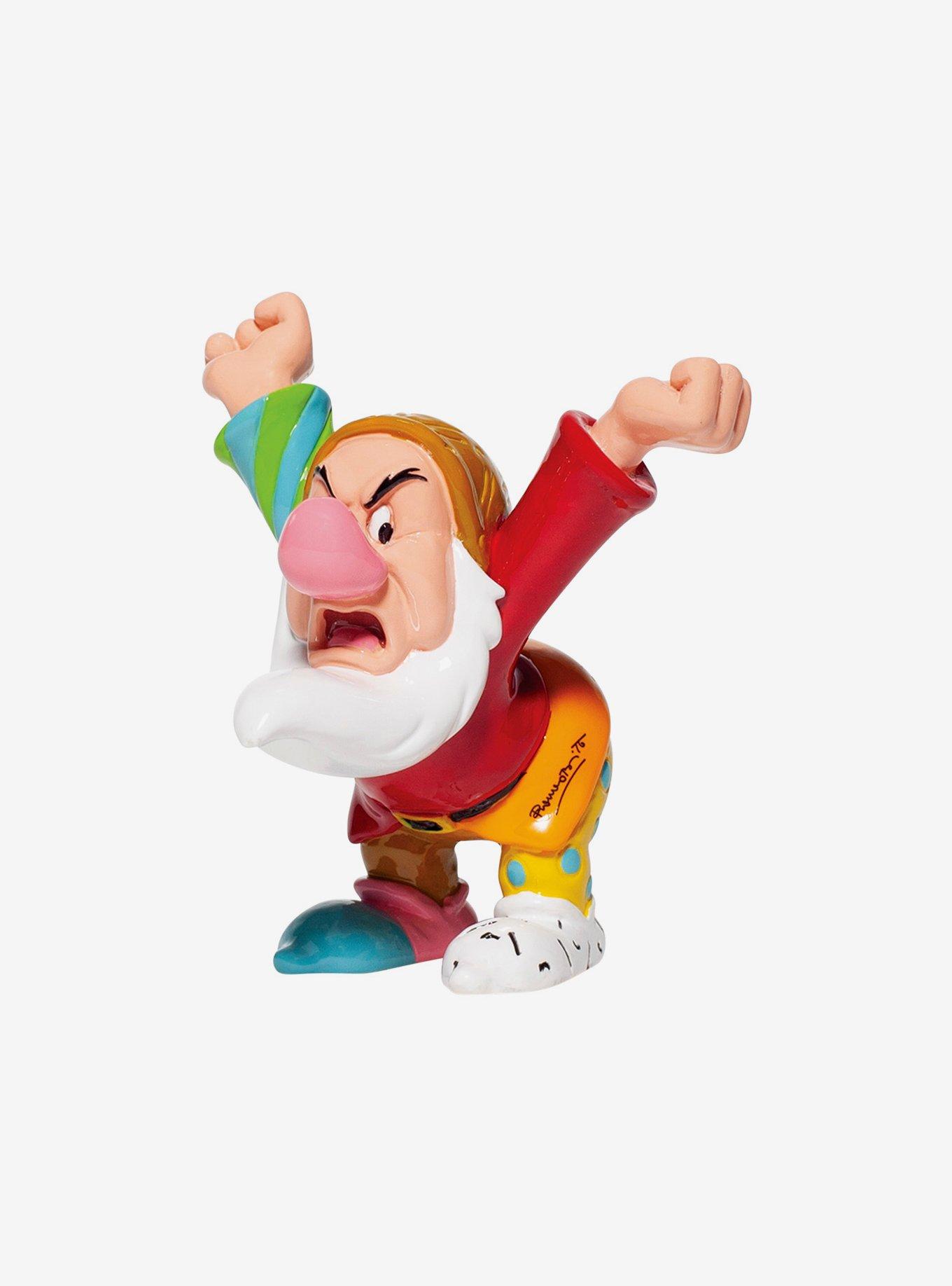 Disney Snow White And The Seven Dwarfs Romero Britto Grumpy Mini Figure, , hi-res
