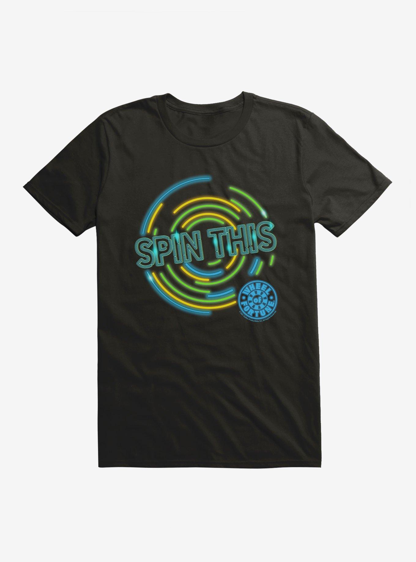 Wheel Of Fortune Spin This Blue T-Shirt | Hot Topic