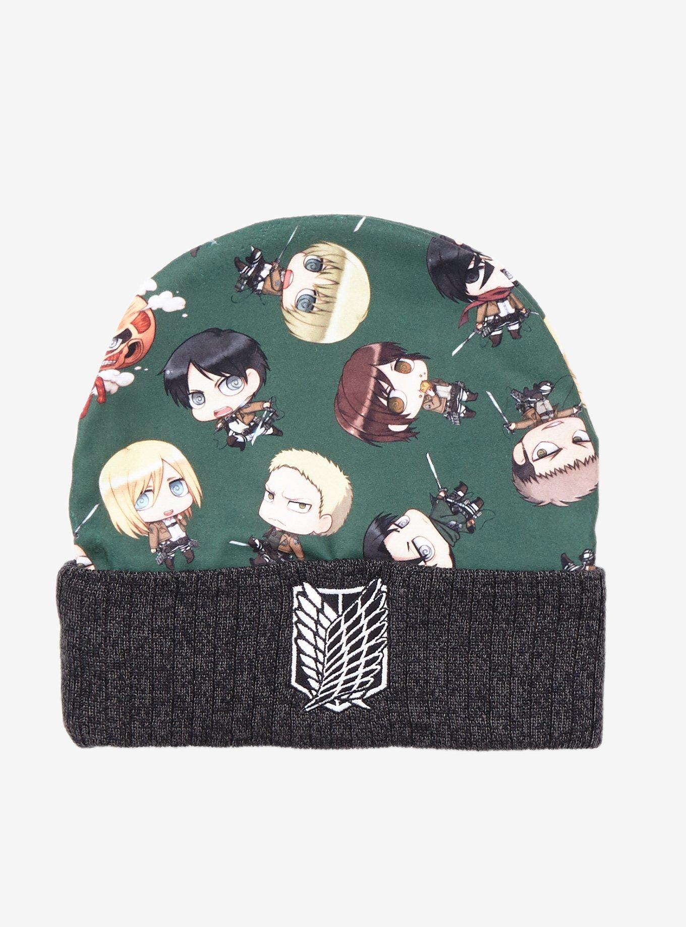 Attack On Titan Chibi Scouts Beanie, , hi-res