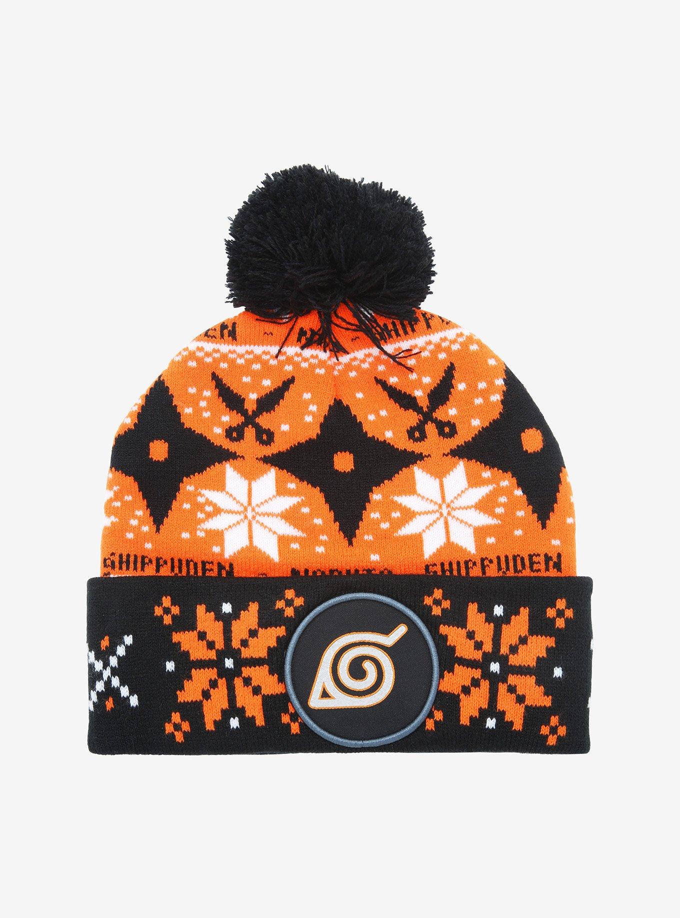 Naruto Shippuden Fair Isle Pom Beanie, , hi-res