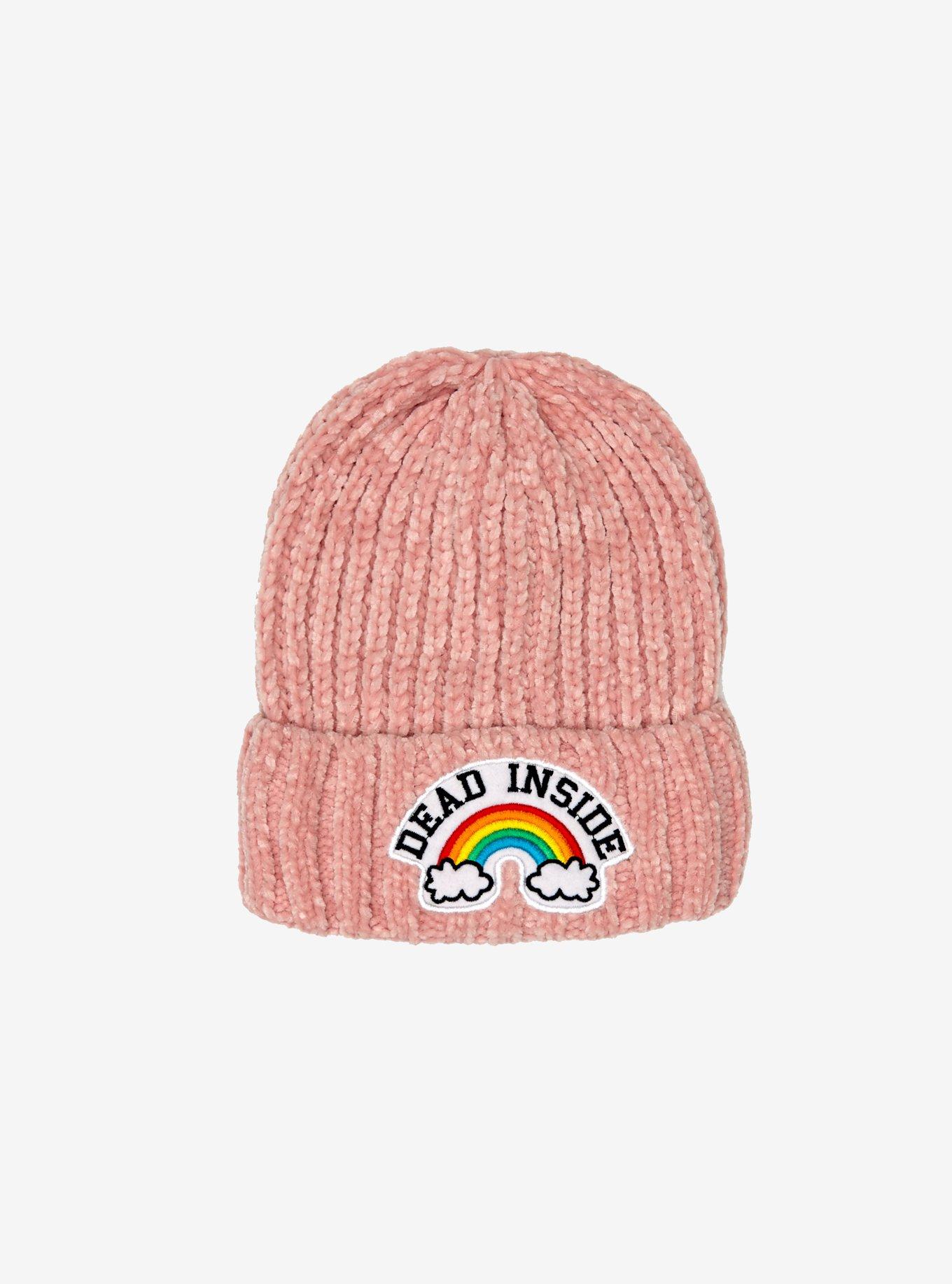 Dead Inside Chenille Beanie, , hi-res