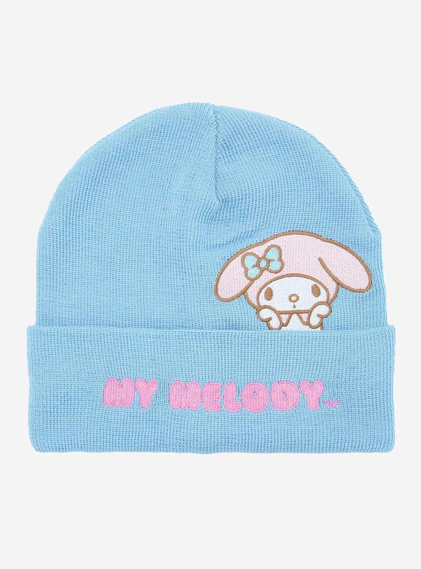 My Melody Peeking Patch Beanie, , hi-res