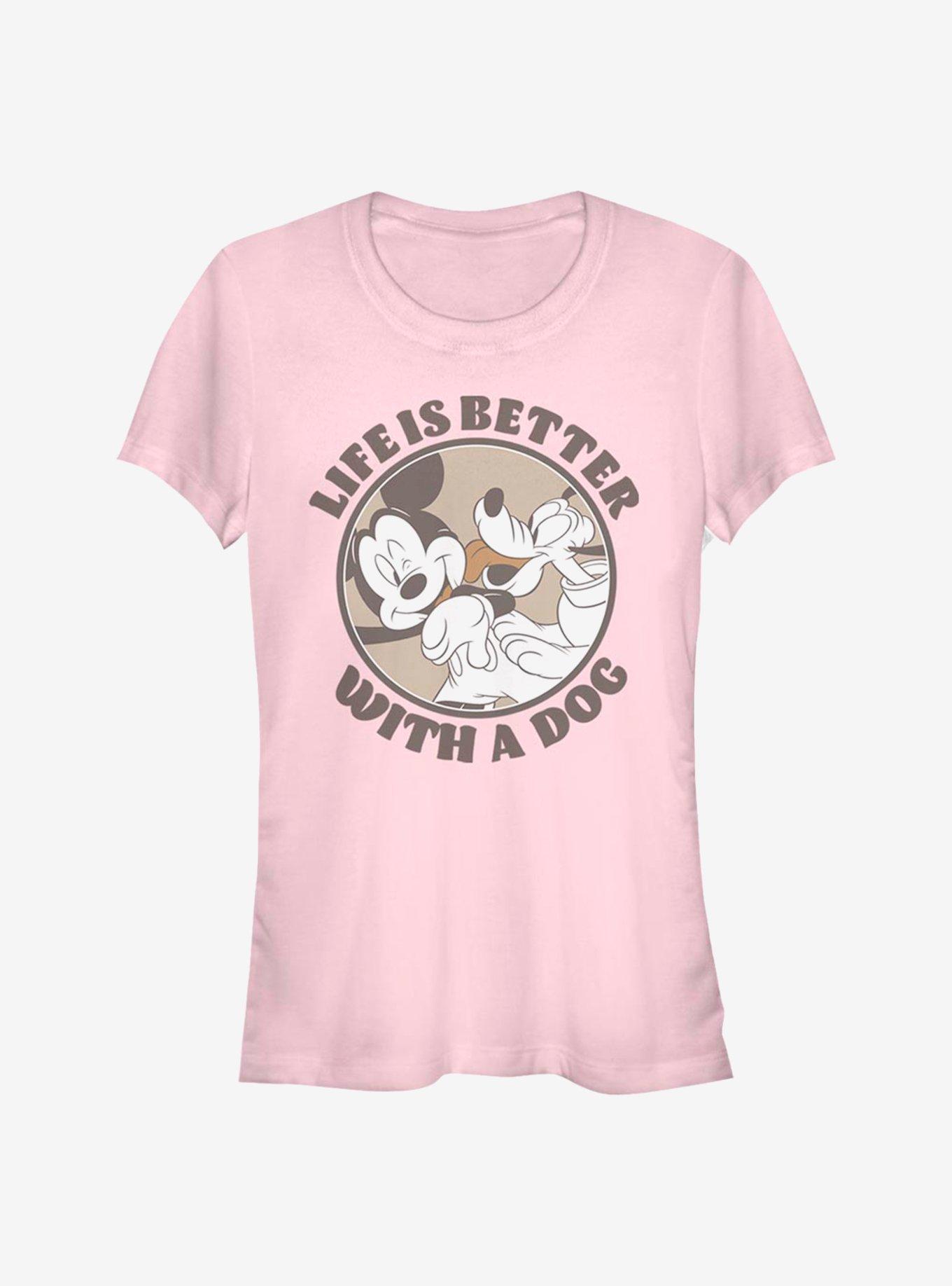 Disney Mickey Mouse Dog Life Girls T-Shirt
