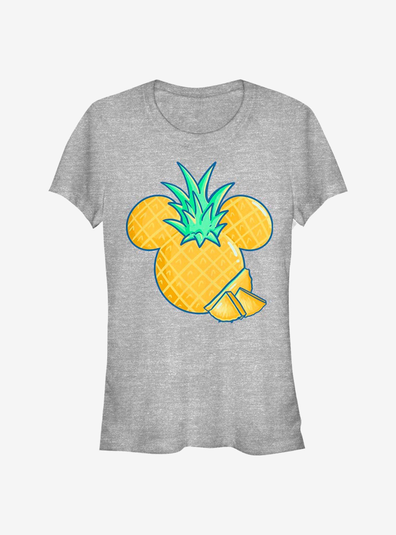 Disney Mickey Mouse Pineapple Girls T-Shirt, ATH HTR, hi-res