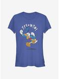 Disney Donald Duck Angry Donald Jump Girls T-Shirt, ROYAL, hi-res