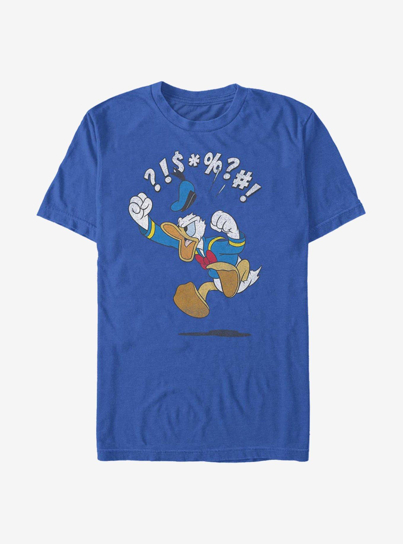 Disney Donald Duck Angry Donald Jump T-Shirt, ROYAL, hi-res