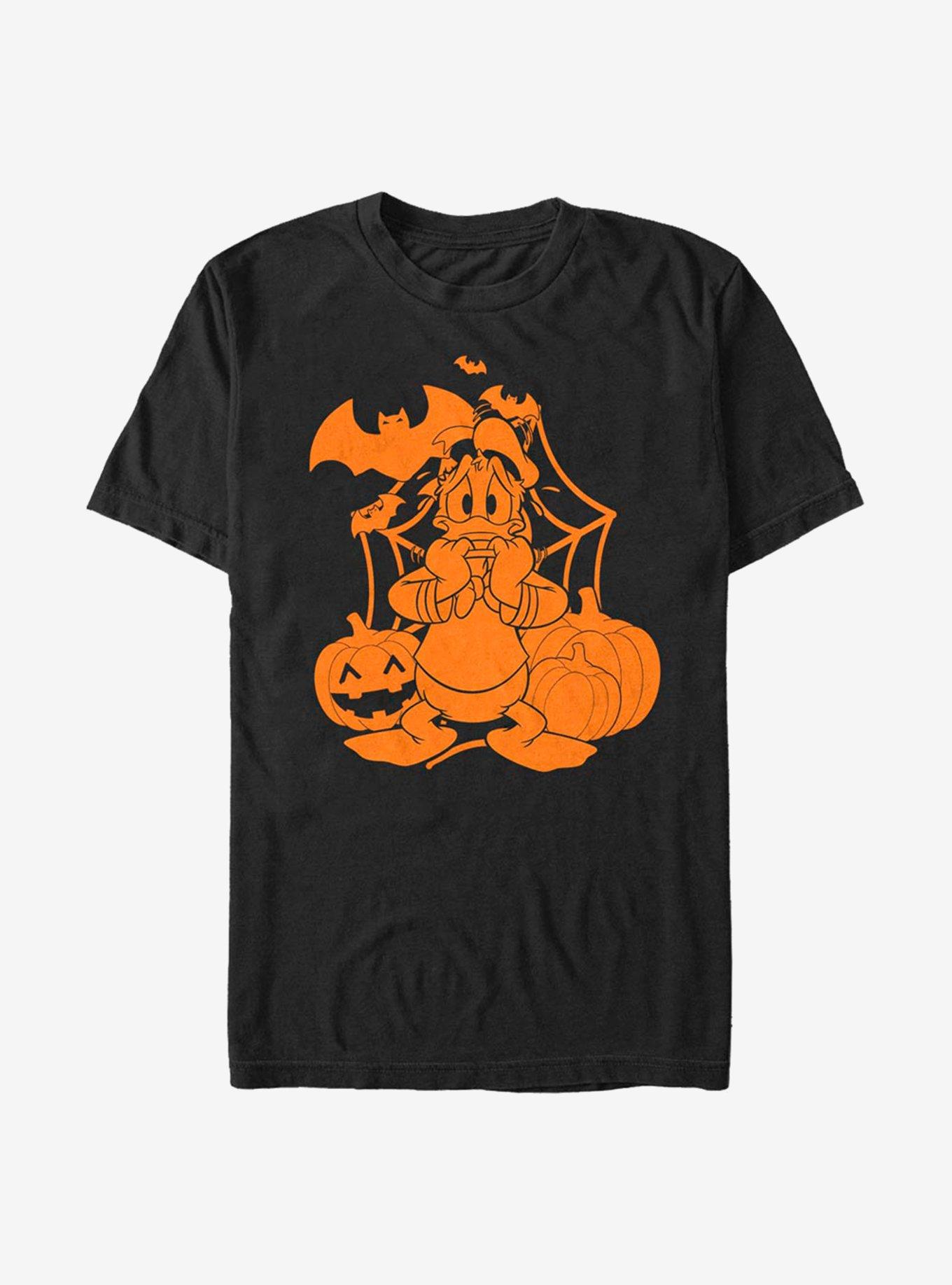 Disney Donald Duck Web Scare T-Shirt, BLACK, hi-res