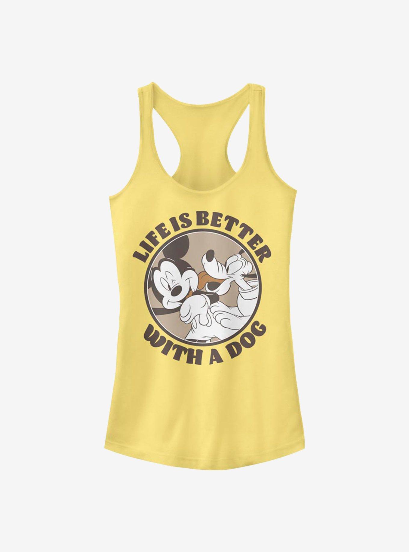 Disney Mickey Mouse Dog Life Girls Tank