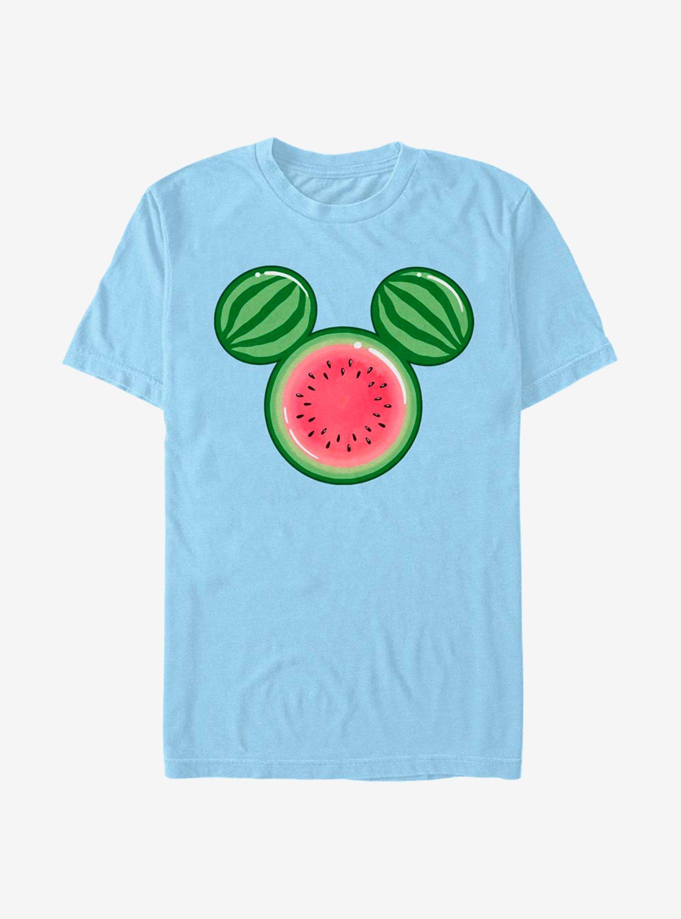 Disney Mickey Mouse Watermelon Ears T-Shirt, LT BLUE, hi-res