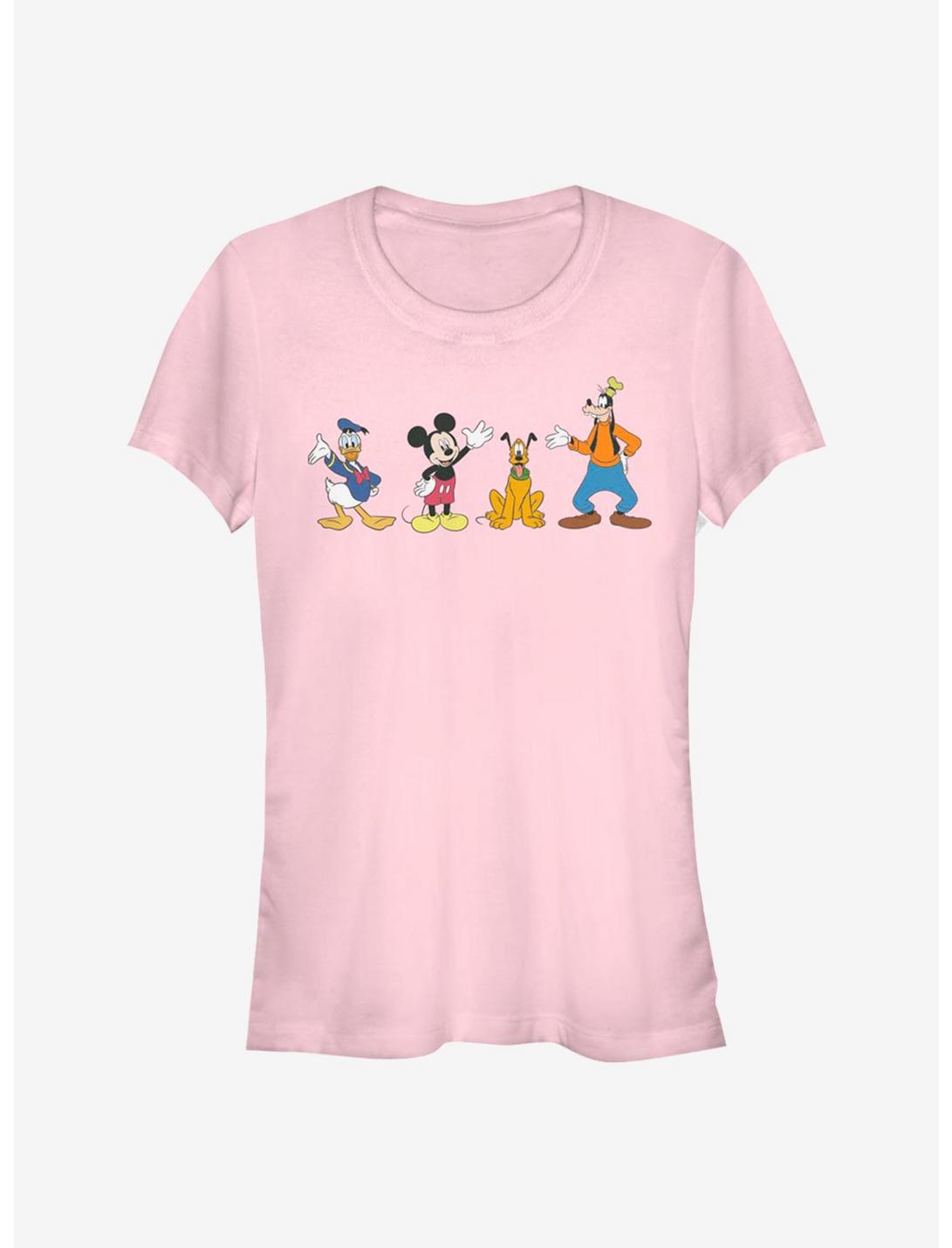 Disney Mickey Mouse & Friends Waving Girls T-Shirt, LIGHT PINK, hi-res