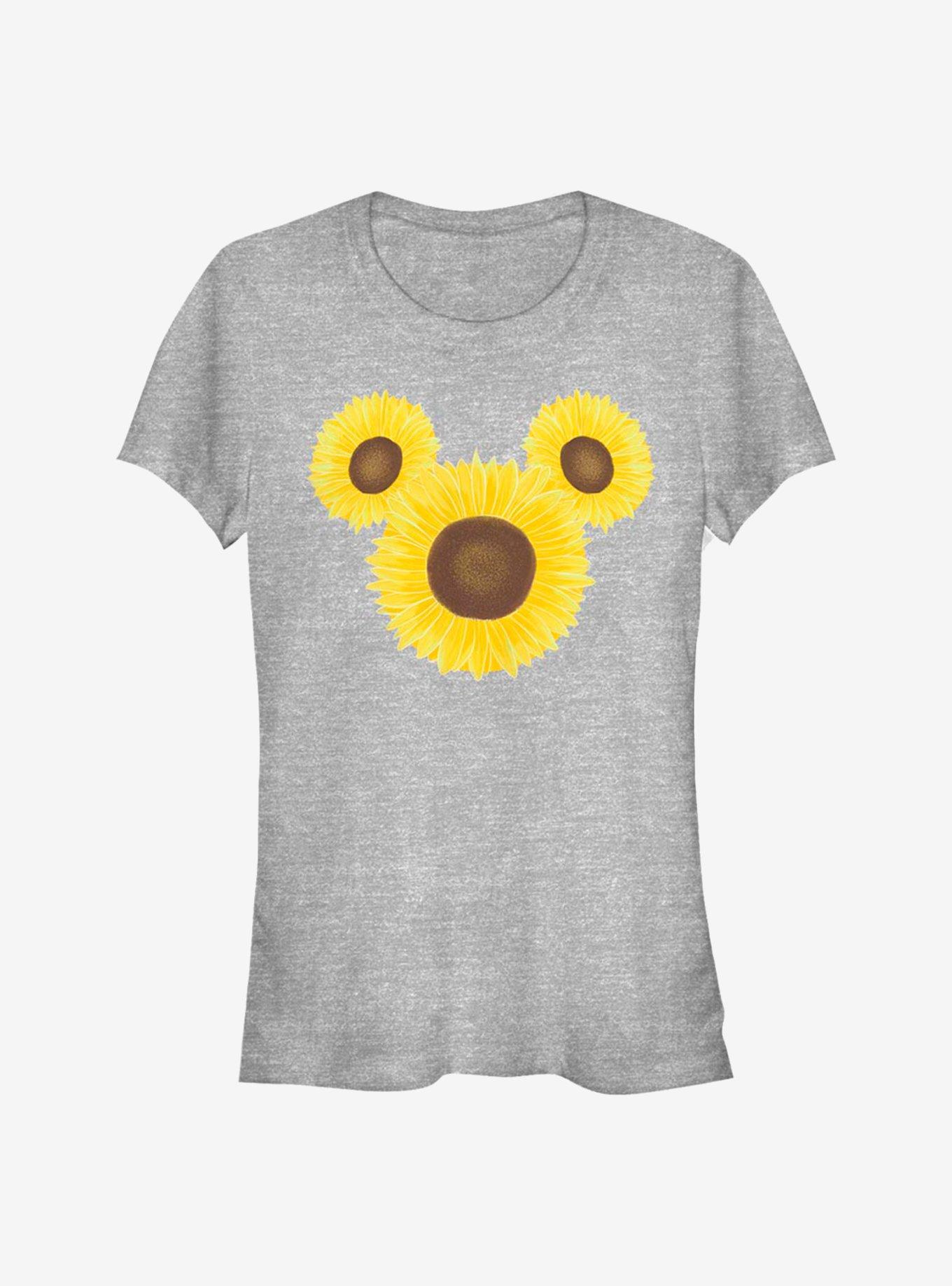 Disney Mickey Mouse Mickey Sunflower Girls T-Shirt, ATH HTR, hi-res